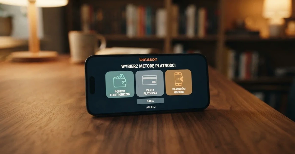 Ekran wyboru metody płatności w kasynie online z widocznymi ikonami Skrill, karty płatniczej i BLIK